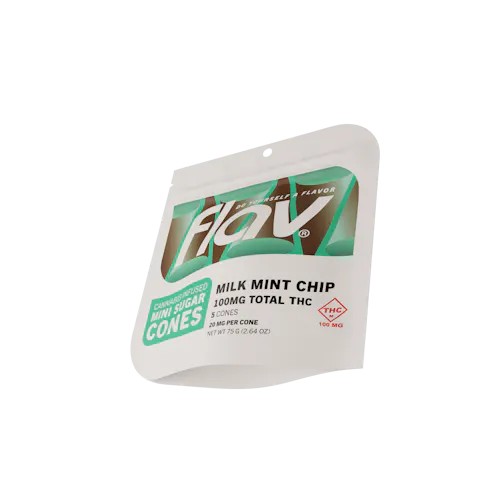 Mini Cones – Milk Mint Chip – 100mg-1