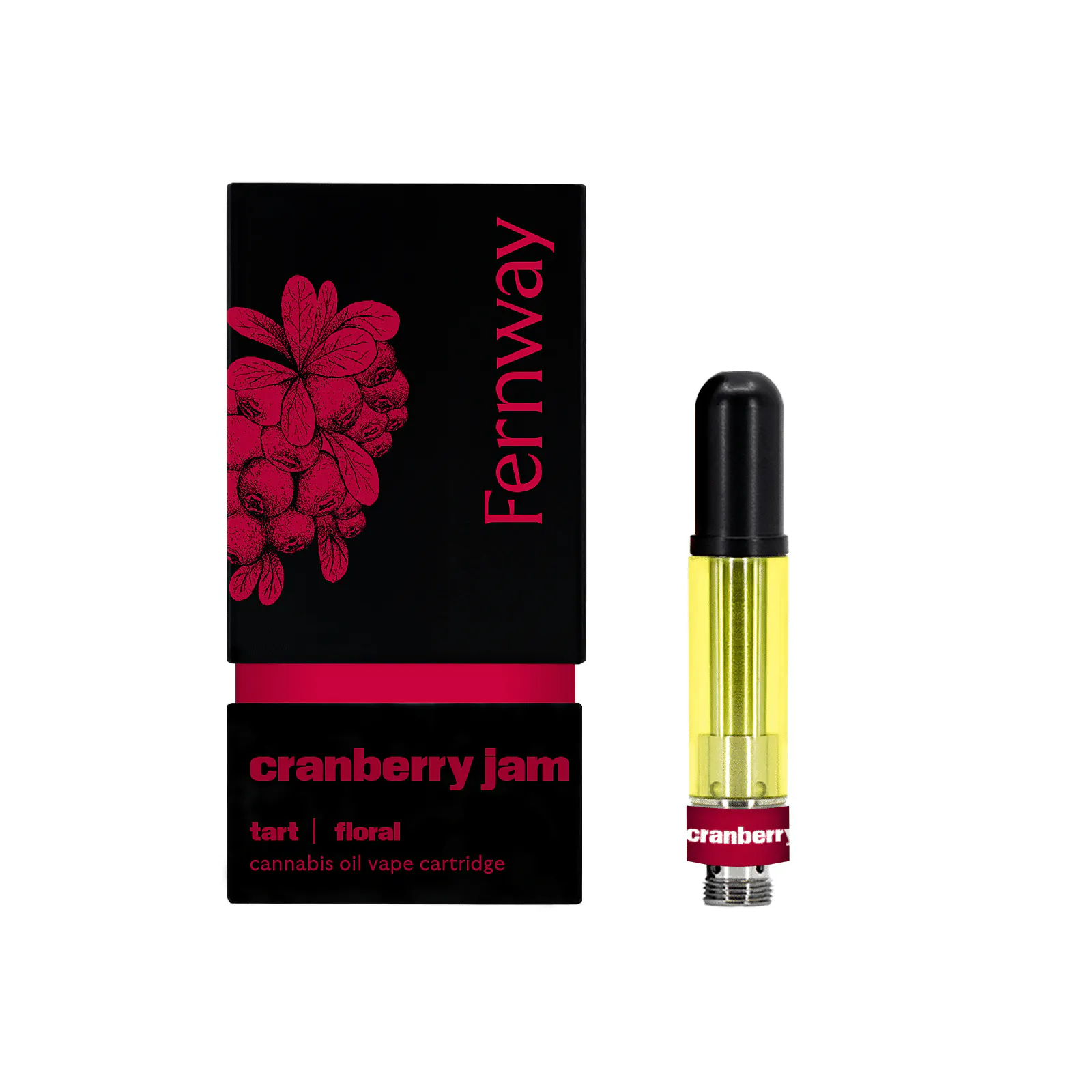 Fernway | Cranberry Jam | 510 Vape Cart | 1g | Dark Horse - Albany