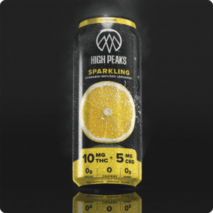 Product High Peaks - Sparkling Lemonade - 10mg THC - 5mg CBD