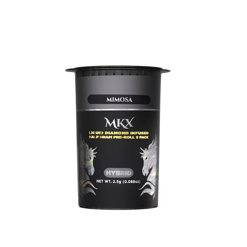 MKX 5 x .5g Liquid Diamond Infused Prerolls Mimosa
