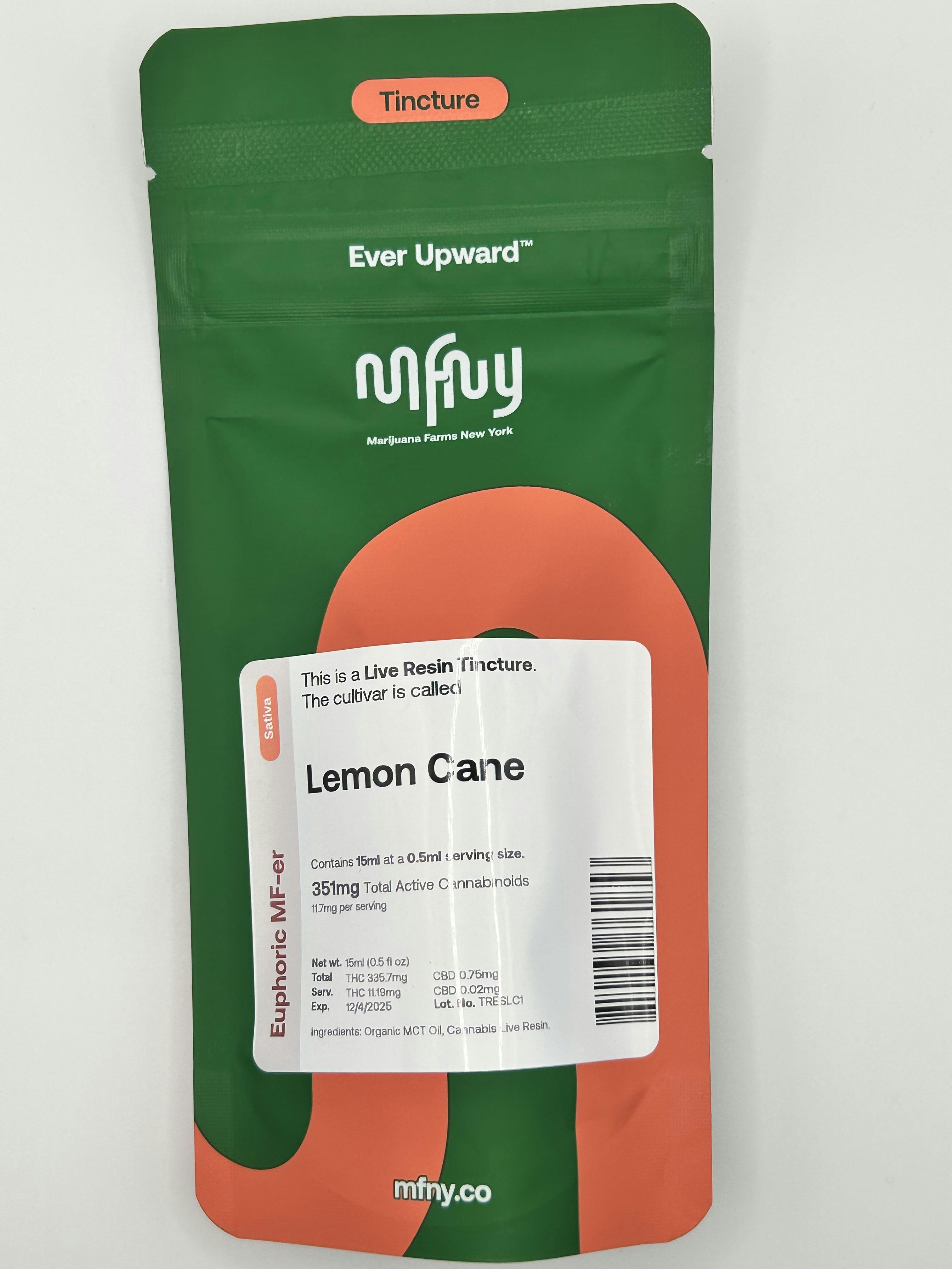 Photo of Lemon Cane | Live Resin Tincture