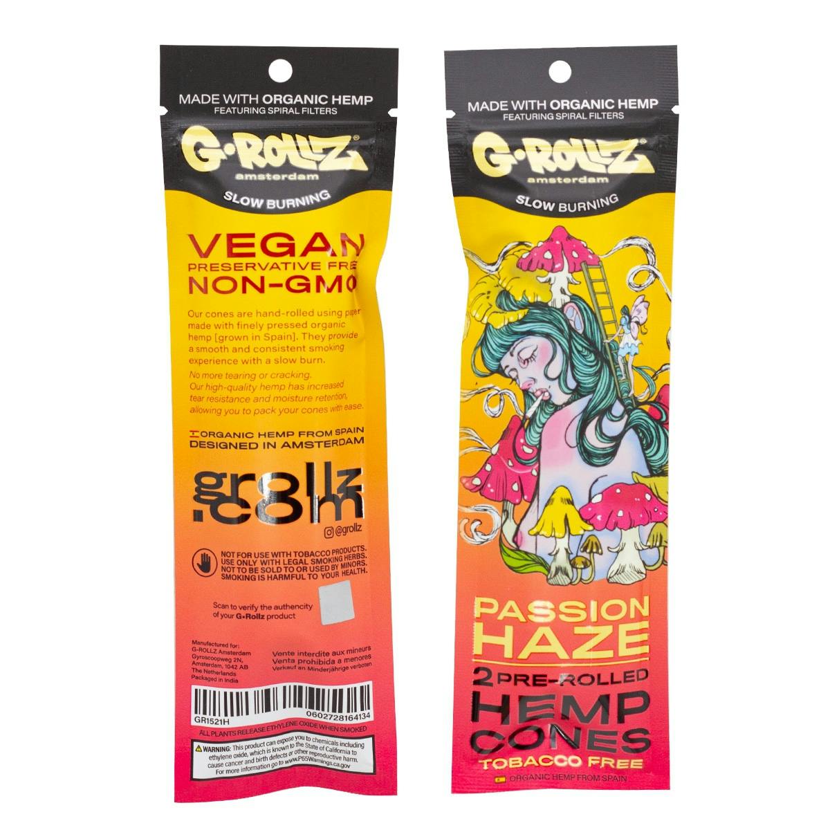 G-Rollz - Hemp Cones - 2pk - Pets Rock 'Passion Haze'