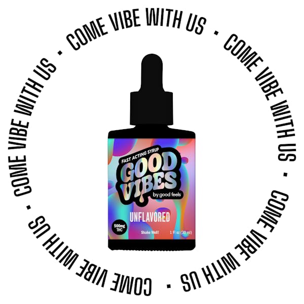 Unflavored (H)- 500mg Fast-Acting Cannabis Syrup - Good Vibes