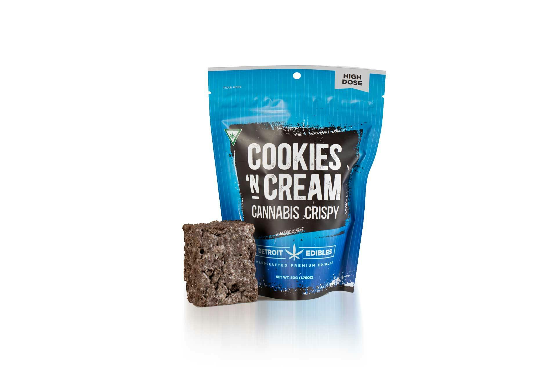 Detroit Edibles | THC Crispy - 200mg - Cookies N' Cream