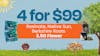 4 for $99 - 3.5G Resinate, Native Sun, Berkshire Roots