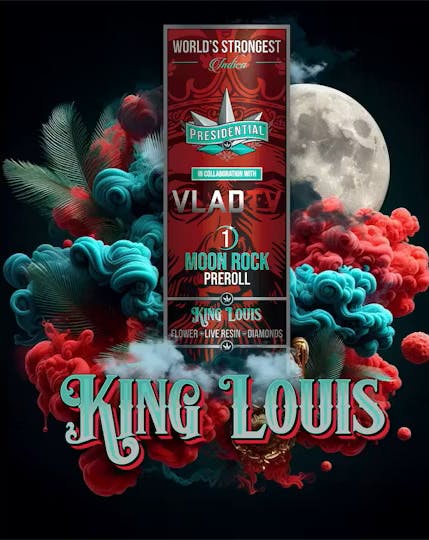 Presidential King Louis 1g Moonrock Infused Pre-Roll
