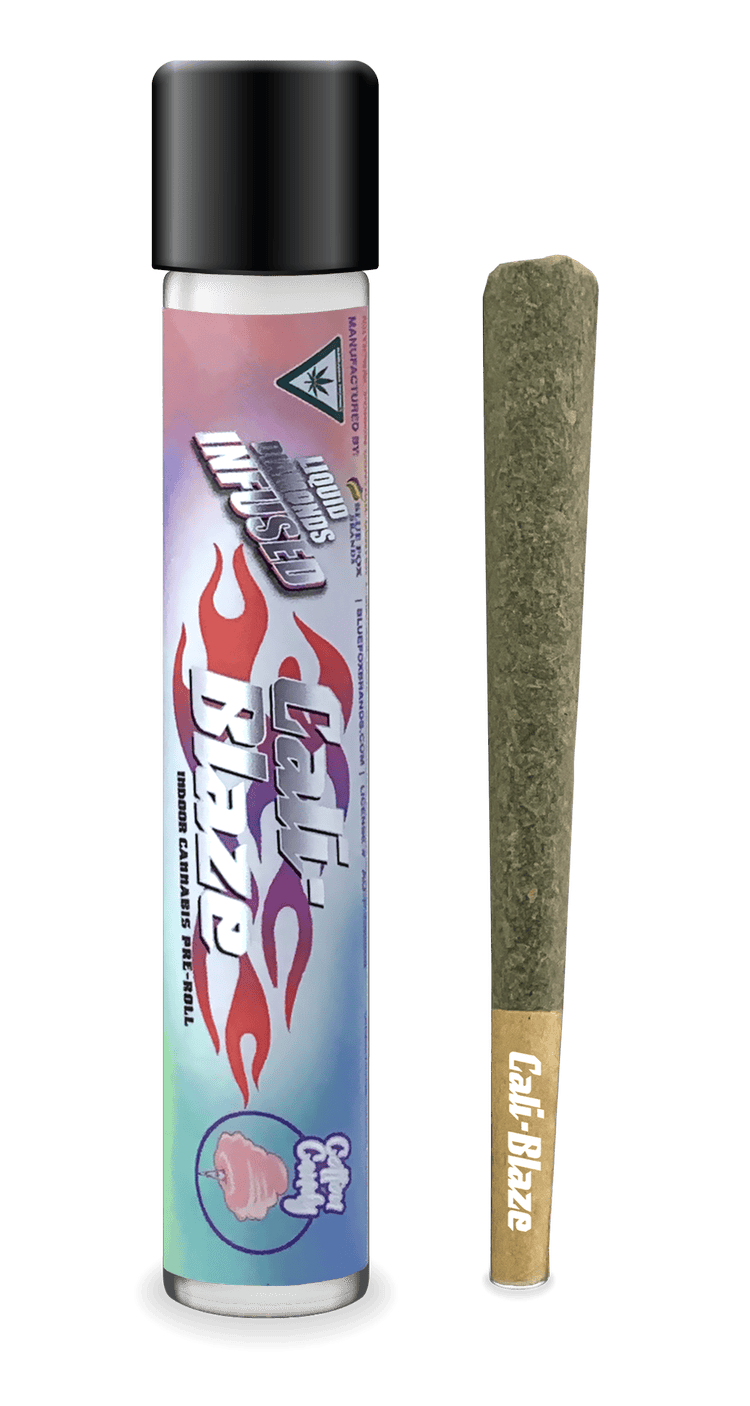 Cali-Blaze CALI BLAZE | COTTON CANDY - INFUSED PRE ROLL HYBRID — PRE_ROLLS
