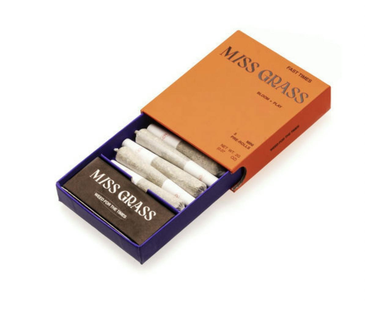 Miss Grass | 5pk Mini Pre roll (0.4g) | All Times | Tropicana Cookies