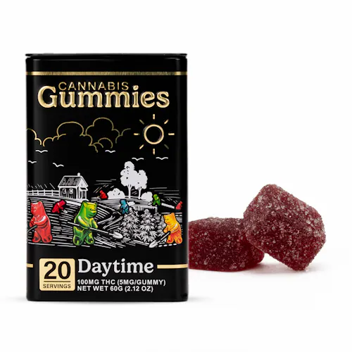 Blue Razz Gummies Daytime 5mgTHC2.5 CBD2.5 CBG-active