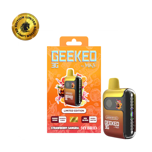 Geeked x MKX Strawberry Sangria Disposable 3g-active