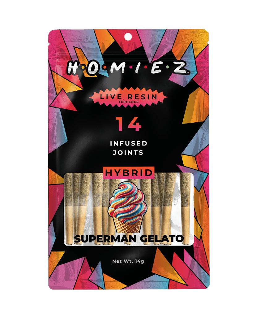 Homiez - Superman Gelato 14pk. Infused Pre-Rolls