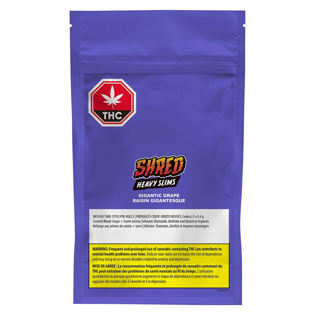 Shred - gigantic grape heavy slims - 5x0. 4g