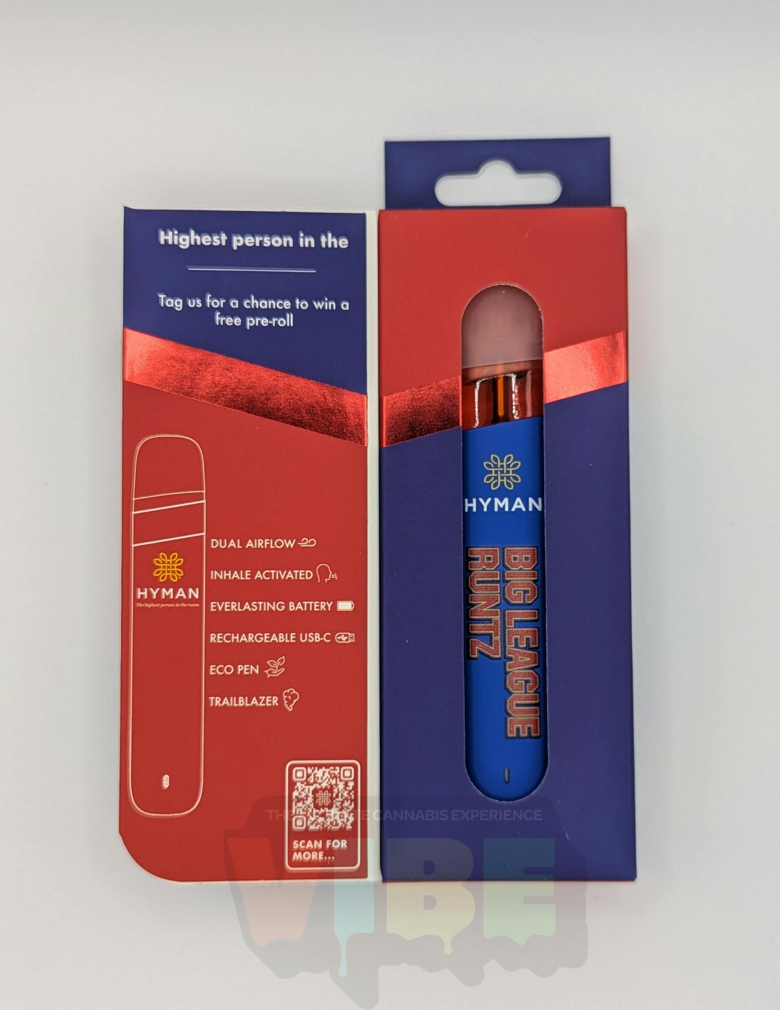hyman disposable vape BIG LEAGUE RUNTZ 1G LIVE RESIN STYLUS DISPOSABLE VAPE main image 0