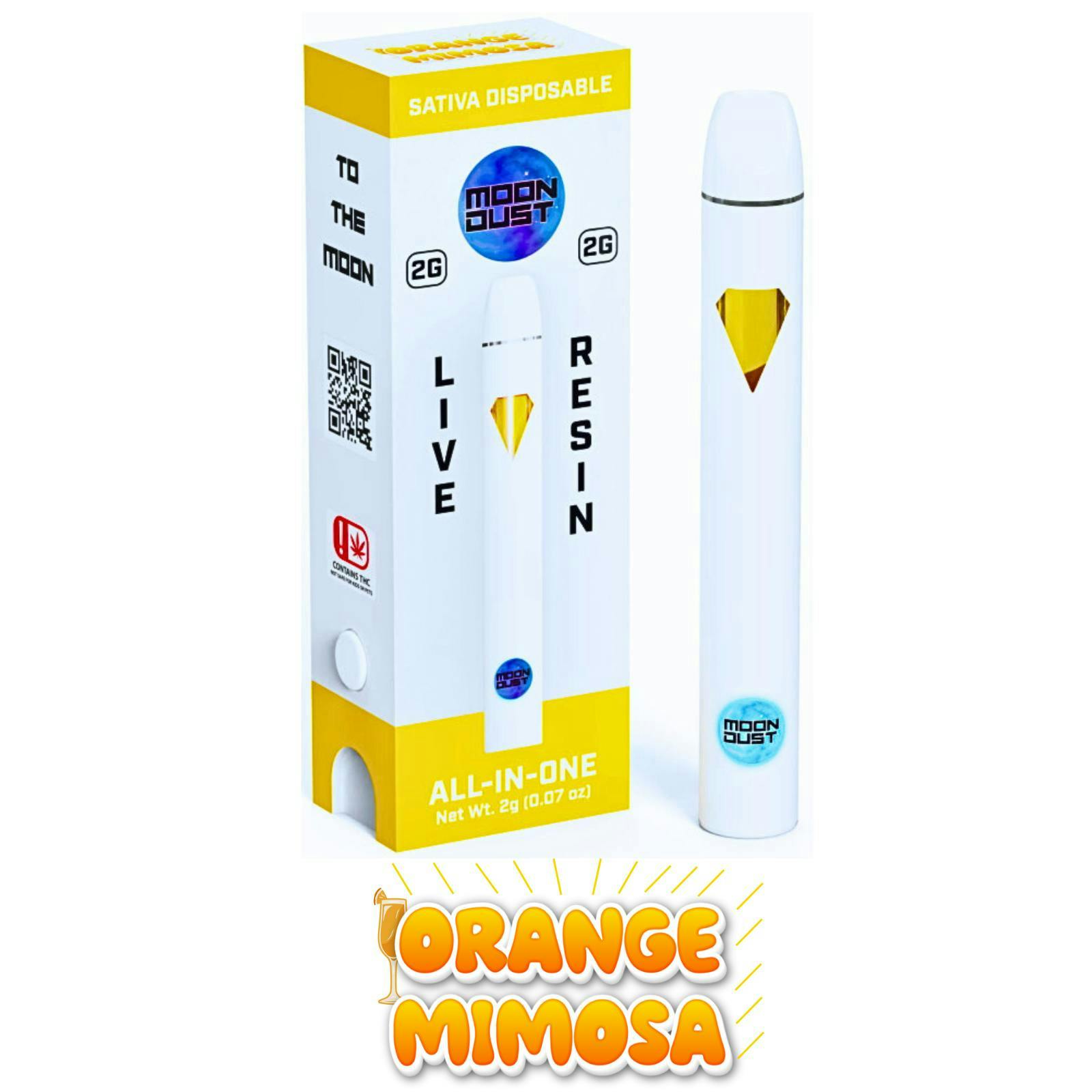 Moondust Live Resin Disposable Orange Mimosa - Sativa