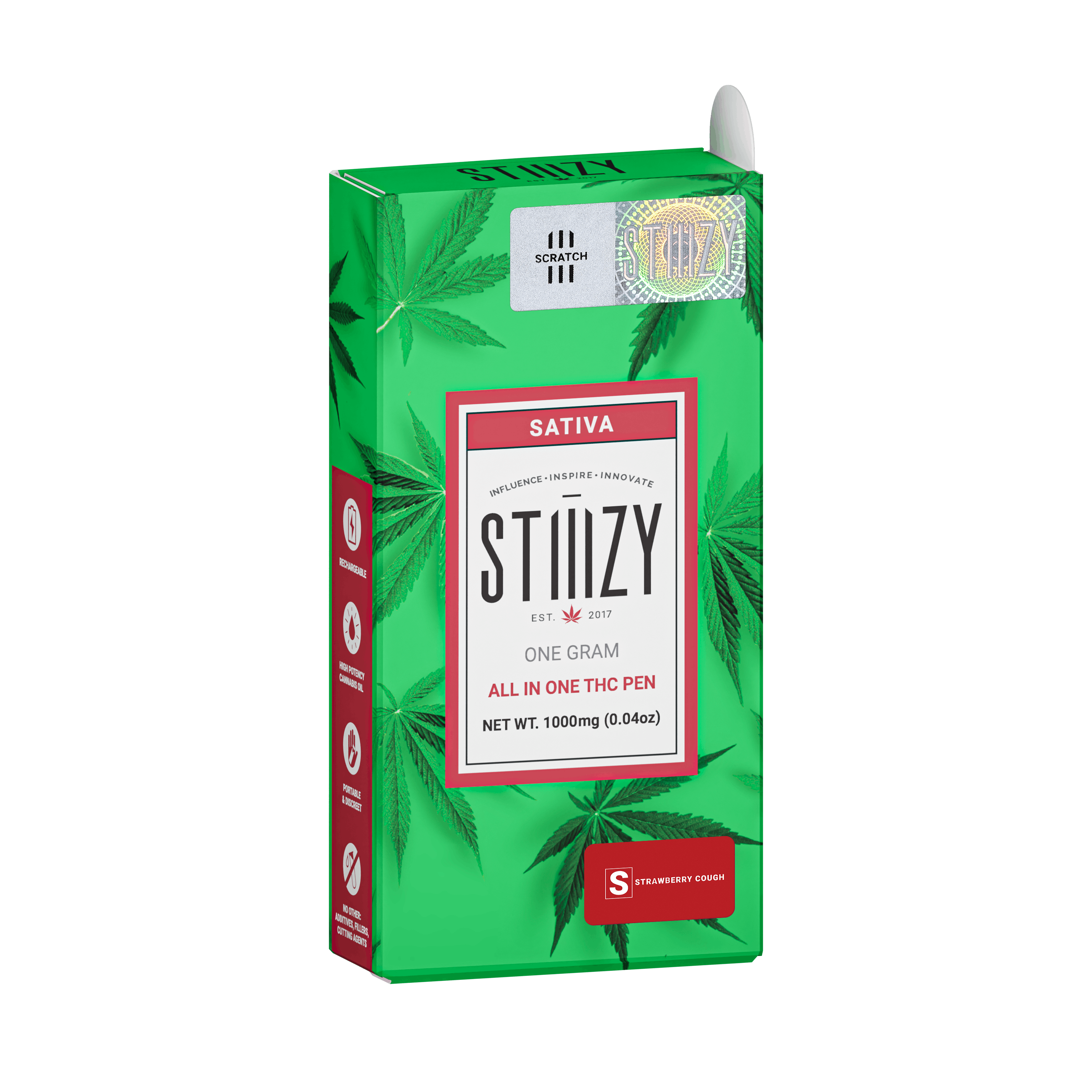 STIZZY Original (1g) AIO Strawberry Cough (S)-1