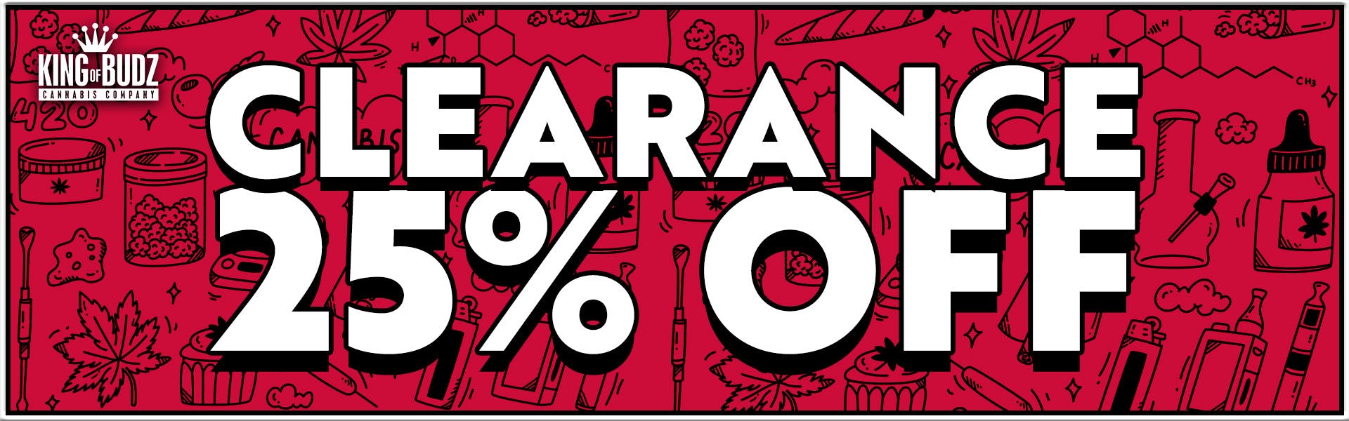 Clearance - 25 Percent OFF
