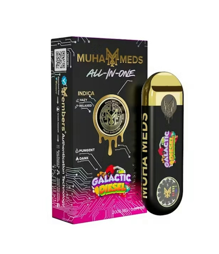 Muha Meds | 2G Disposable Vape | Galactic Diesel