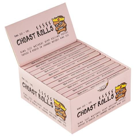 Choast Rolls - King Size Rolling Papers - With Filter, Tips and Magnetic Lid