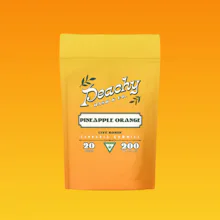 Peachy Hash & Co - 200mg Live Rosin Gummies - Pineapple Orange - EDIBLES by Peachy Hash & Co. at King of Budz