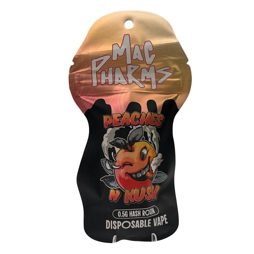 Mac Pharms - Peaches N' Kush Hash Rosin Disposable