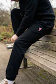 Sweatpants Bird Logo Black