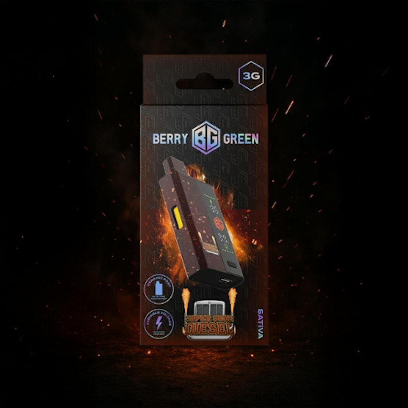 Berry Green - Super Sour Diesel Disposable