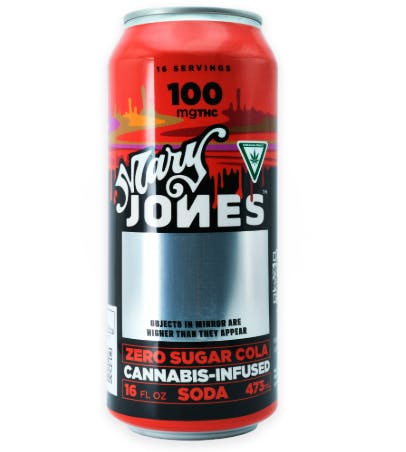 Product: Mary Jones | Cola Zero Cannabis Infused Soda | 100mg