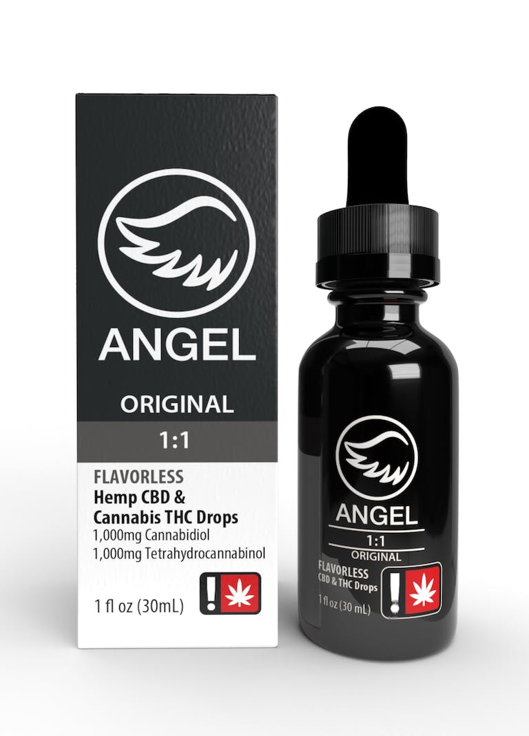 ♯1 ANGEL MAX CRDH90% 1ml CBD CBG CBN Angel Tincture | 1:1 THC/CBD | Hippy Trip
