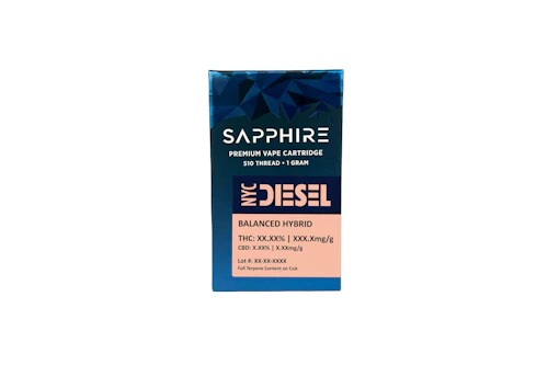 Sapphire Farms - 1g Cart - Super Sour Diesel