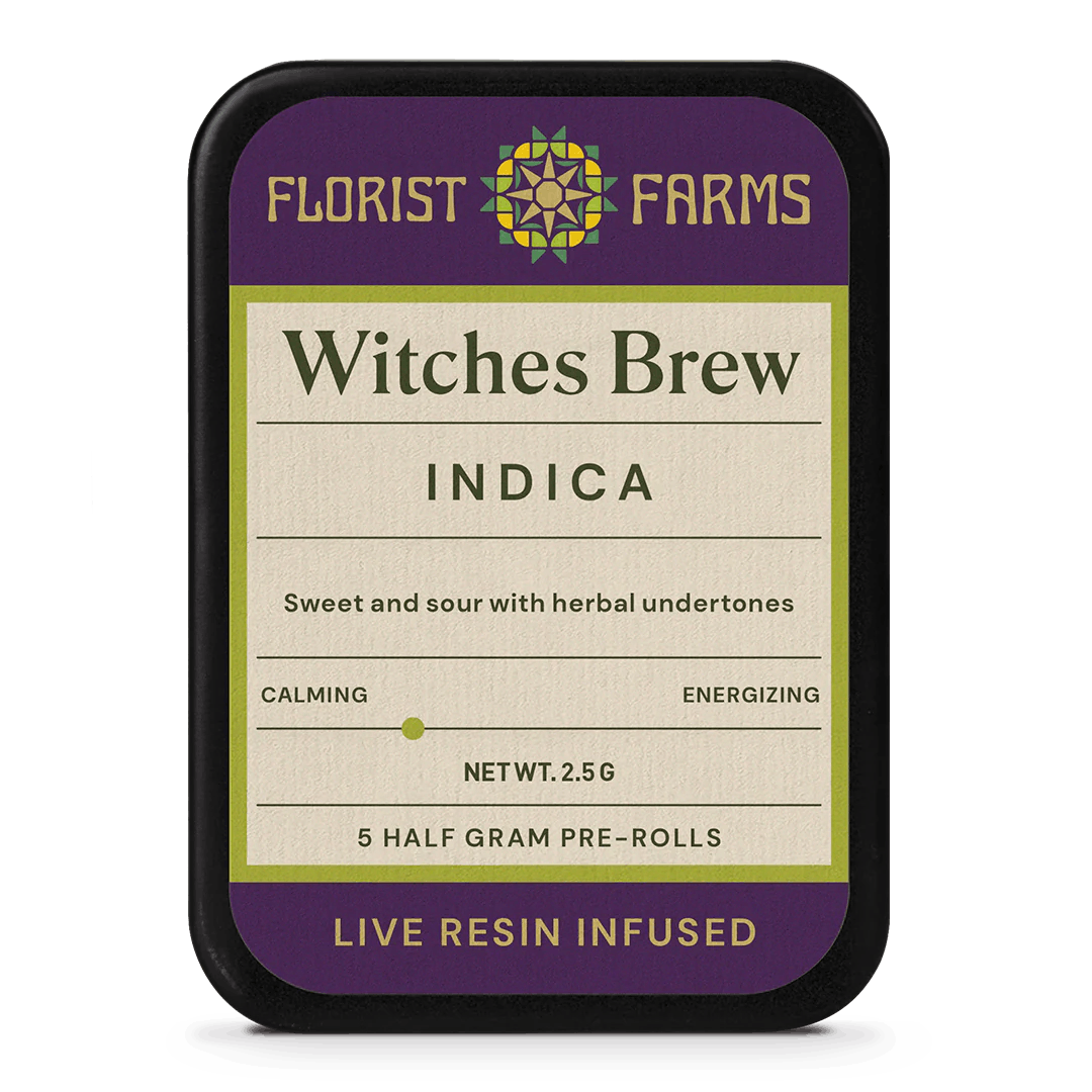 Florist Farms | Witches Brew | Live Resin Infused | 5 Pack image 0