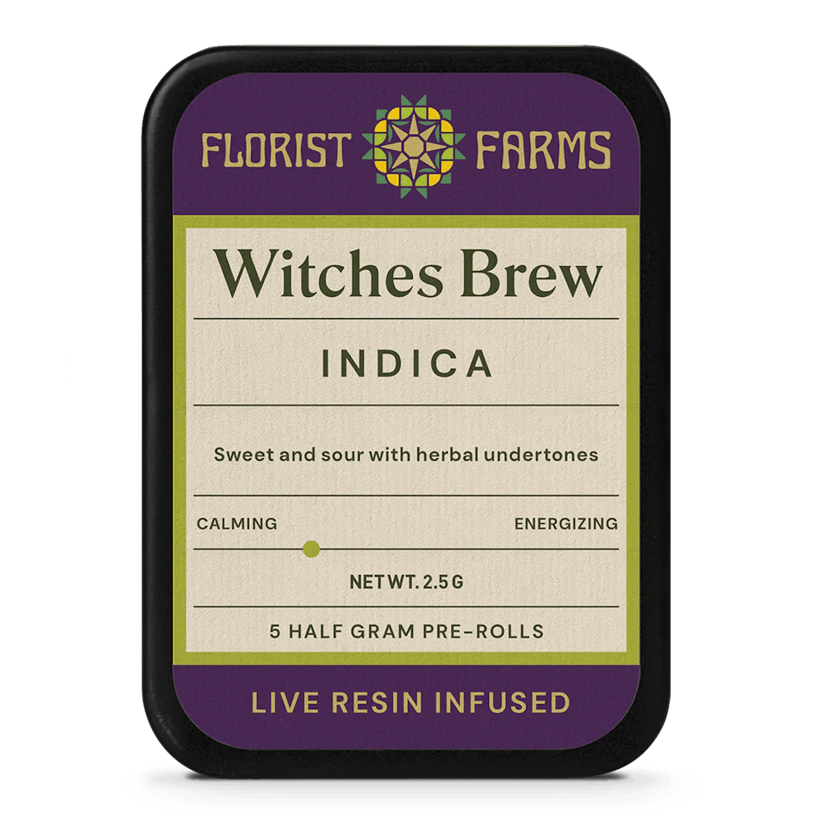 Photo of Florist Farms | Witches Brew | 2.5g Pre-rolls Resin 5pk
