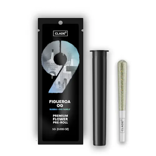 Clade9 | Figueroa OG | Single Pre-Roll | 1g-active