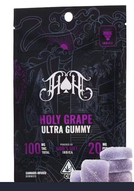 Heavy Hitters - Holy Grape Ultra Gummy - 100mg 5pk