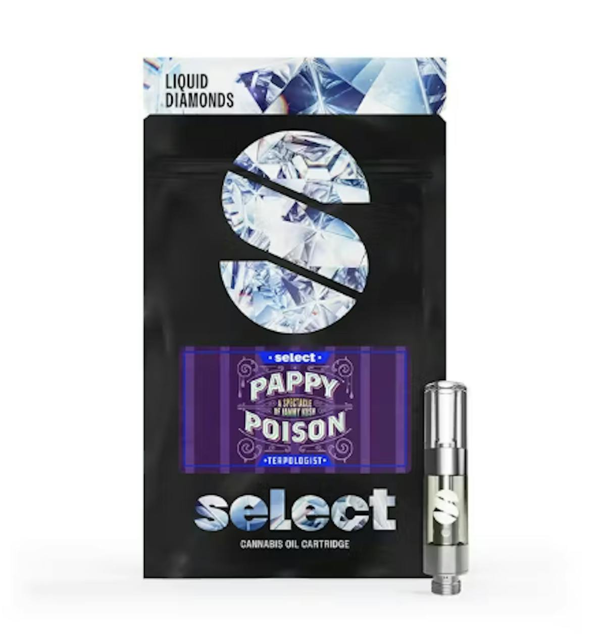 Photo of Select Liquid Diamonds Pappy Poison 0.5g Cartridge