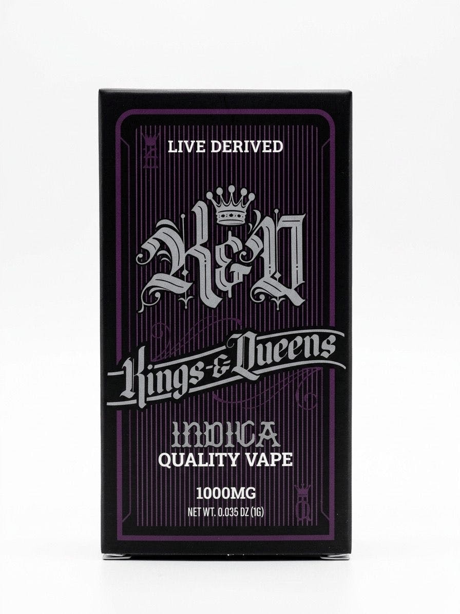 Kings & Queens | Vape | Indica | Bubba Kush | Sparkboro