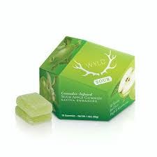 Photo of Sour Apple 100MG Gummies (Wyld)