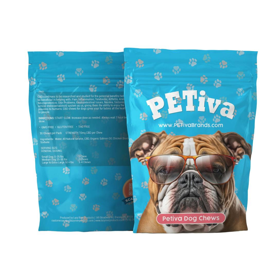 Petiva 300mg CBD Dog Treats - 30pk (TAX INCLUDED) | Lazy River Products