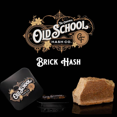 Old School Hash - Brick Hash - Colombian Gold