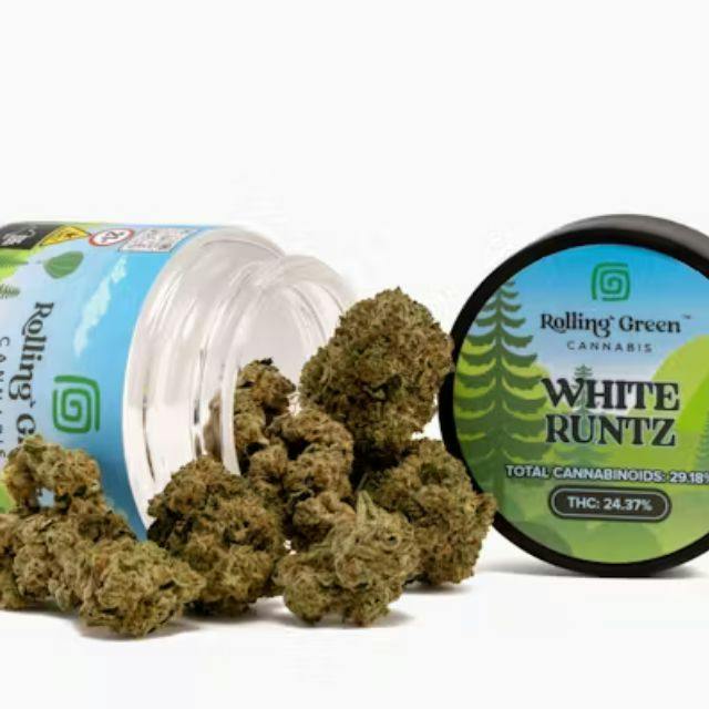 Rolling Green Rolling Green White Runtz Flower - Doobie