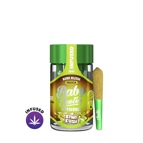 Kiwi Kush Baby Jeeter Infused Pre-Roll 5-pack | 2.5g-active