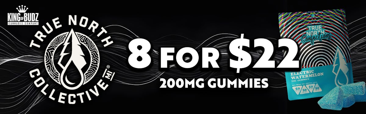 True North Five Star 200mg Gummies - 8 for $22