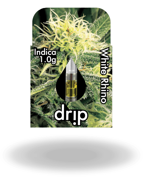 Product: Drip | White Rhino Distillate Cartridge | 1g