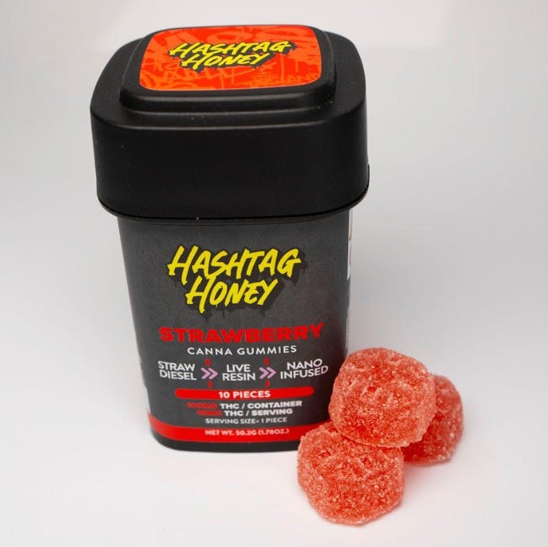 Hashtag Honey | Strawberry | Gummies 10 pcs | 100mg