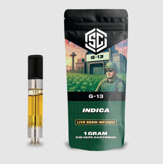 Product: G-13 | 510 Thread | Live Resin | The SC
