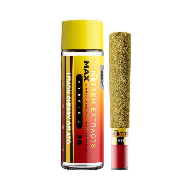 Mitten Extracts - 3g Infused Preroll - Lemon Cherry Gelato (H)