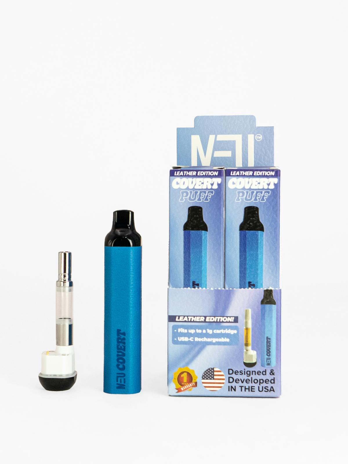 elf bar vape uk NEU - BATTERY 510 - COVERT PUFF - BLUE