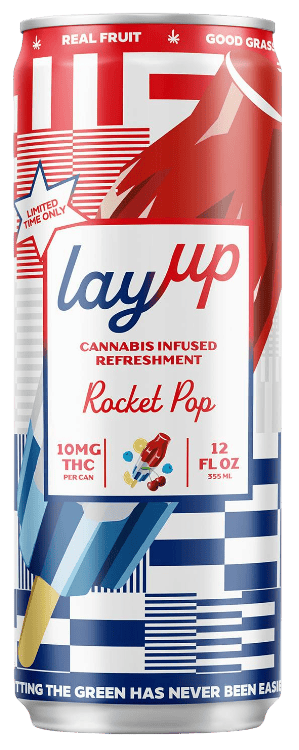 LayUp Rocket Pop - Infused Beverage - 10mg THC 12oz