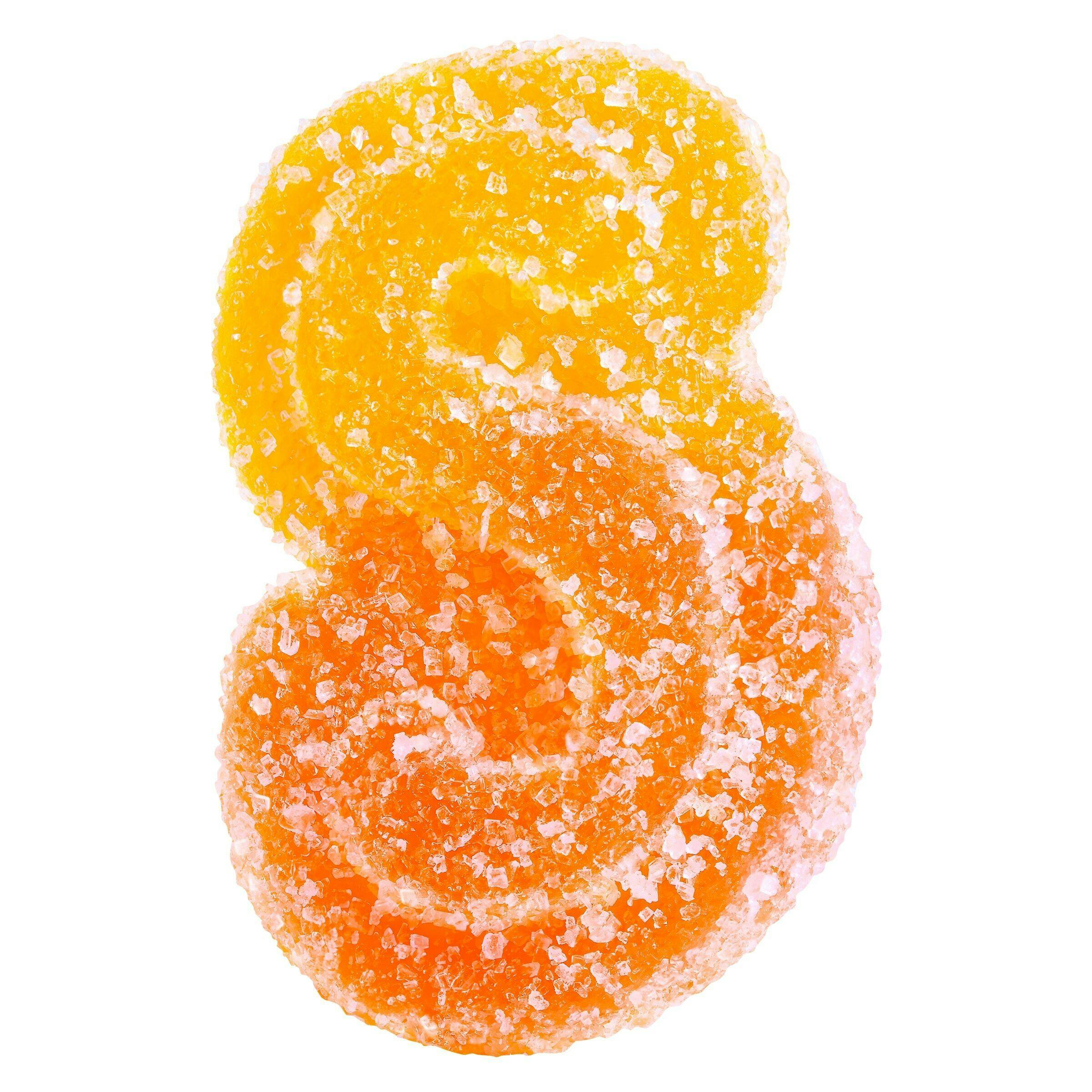 Fully Blasted Peach Orange 1:1 THC CBD Gummies | 10x1 Pack