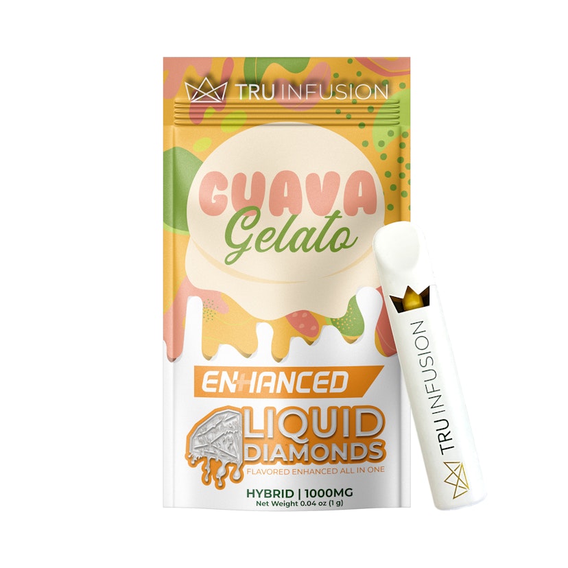 Tru Infusion Enhanced Liquid Diamond Disposable : Guava Gelato