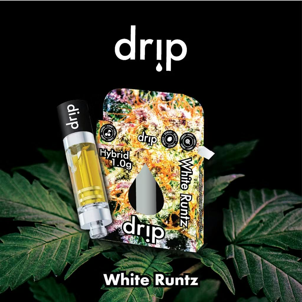 Drip - 1g Cart - White Runtz (Hybrid)